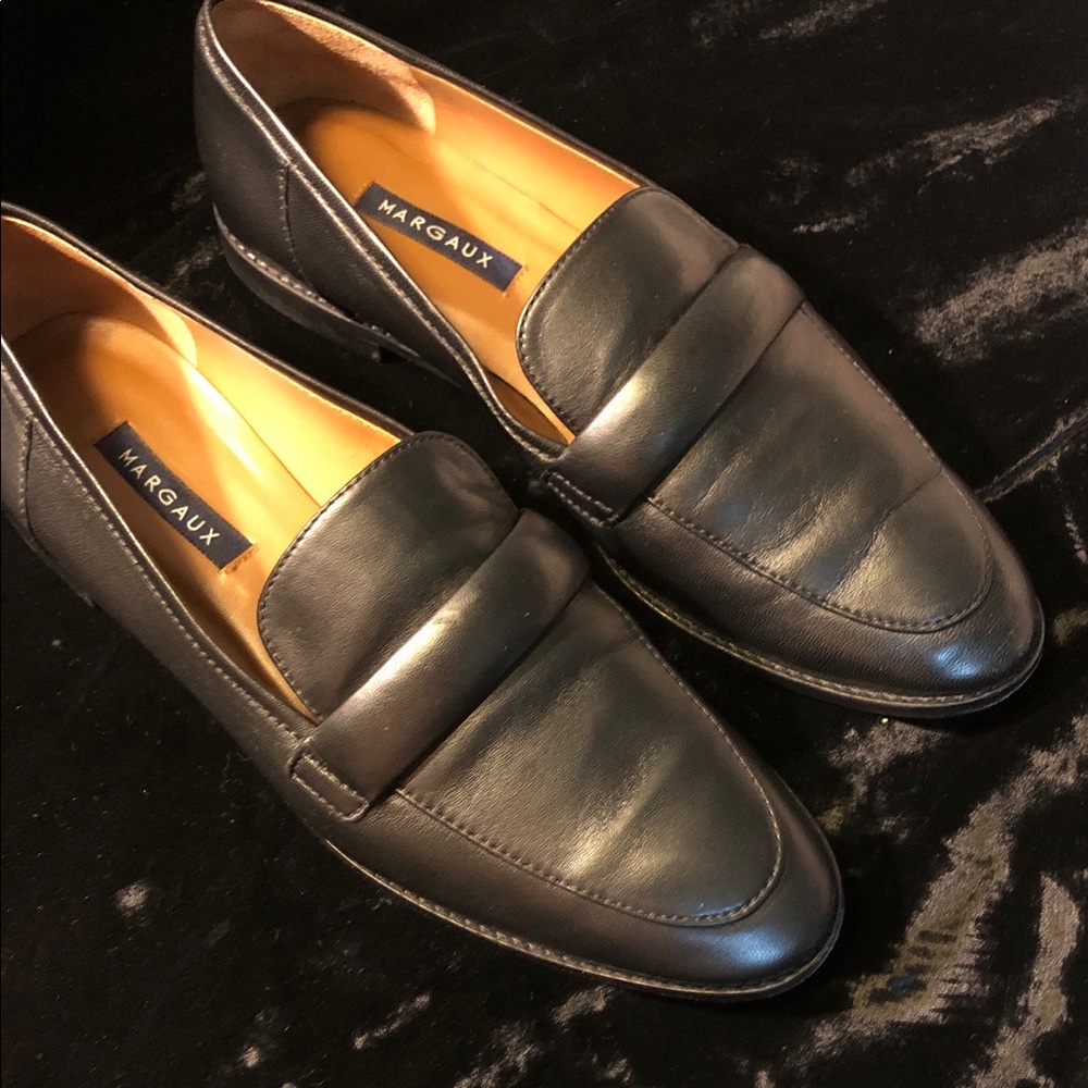 Margaux women’s leather Penny Loafers Sz 8.5